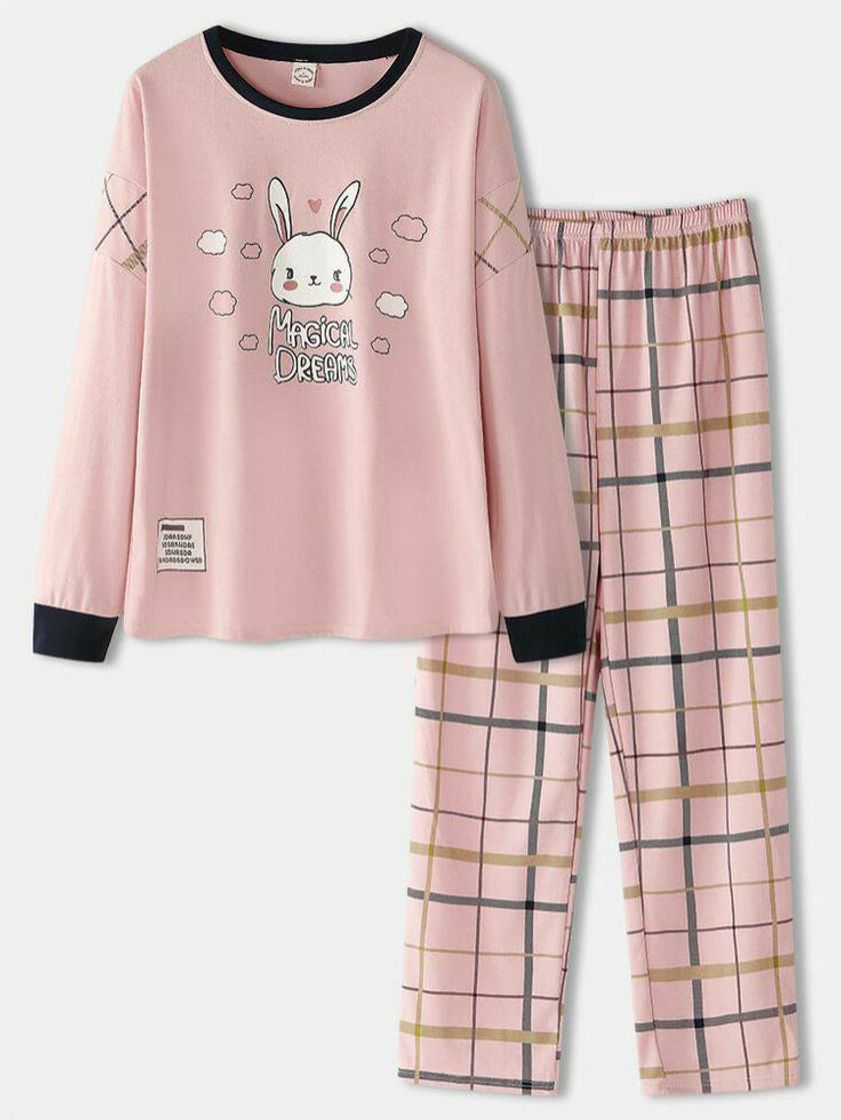Social Pijama rosinha