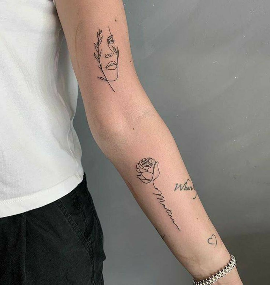 Moda tattoo minimalist