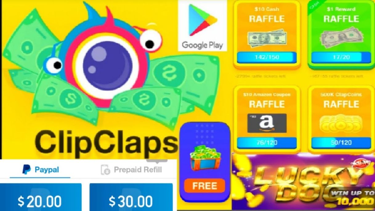 App ClipClaps - Reward For Laughs