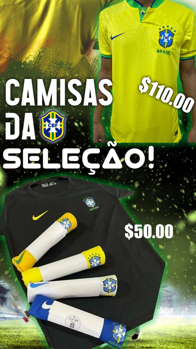 Fashion Camisas da seleção qual você compraria a de 50 ou de 110?