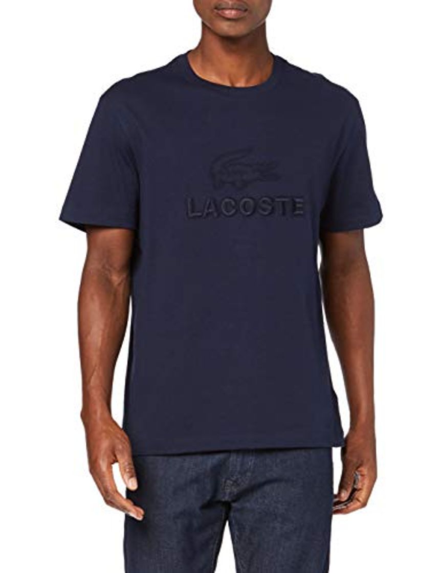 Moda Lacoste Th8602 Camiseta, Azul