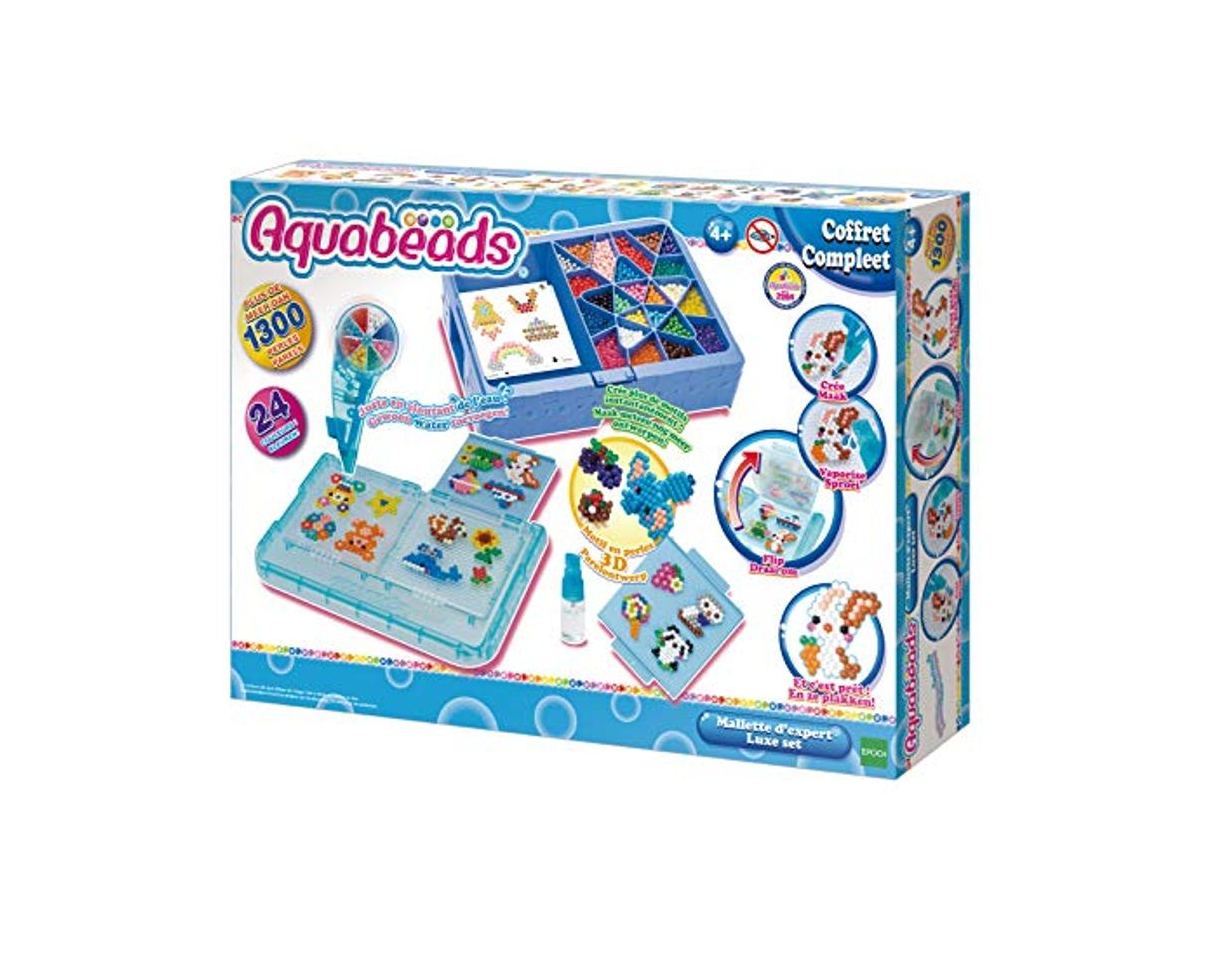 Producto Aquabeads-La mallette d'expert Manualidades Creativas y Cuentas para Pegar, Multicolor