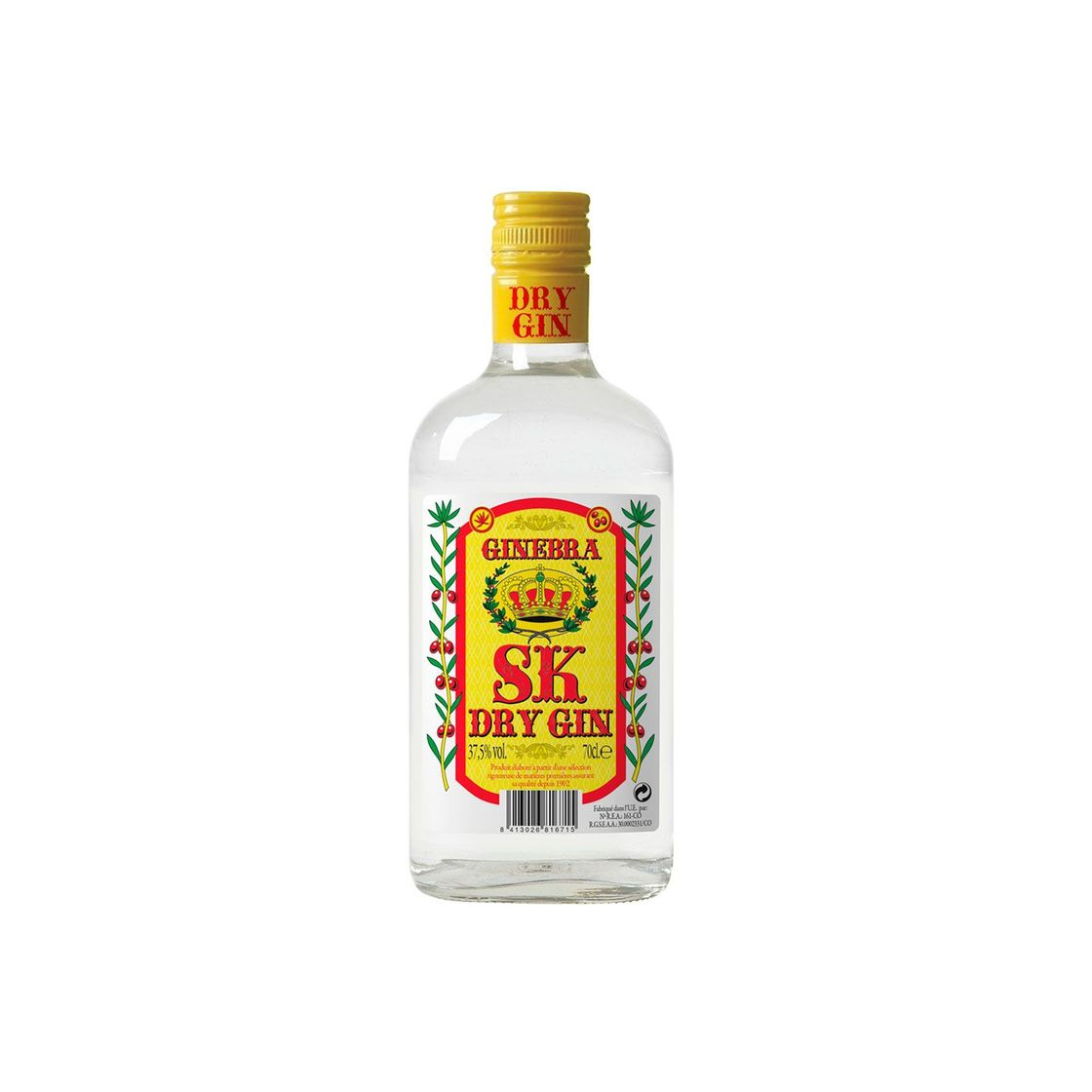 Producto SK dry gin GINEBRA BLANCA