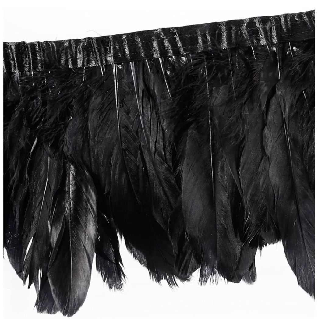 Fashion Plumas negras