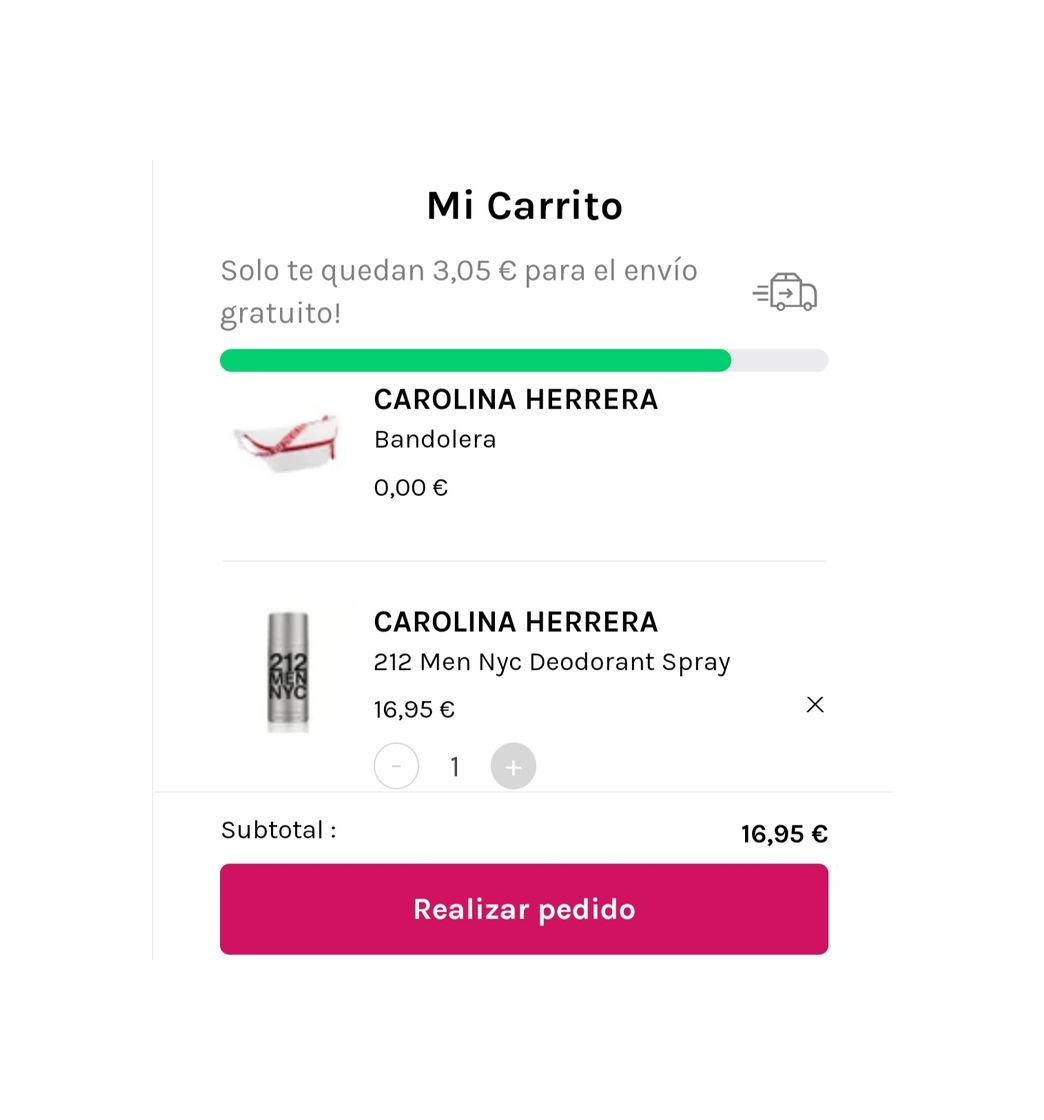 Products BANDOLERA CAROLINA HERRERA GRATIS 