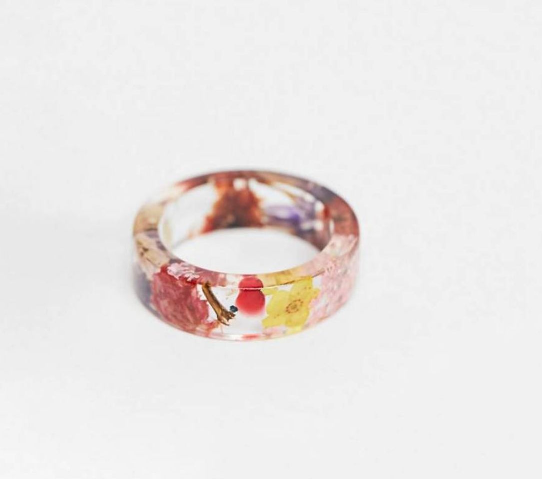 Social Anillo de flores