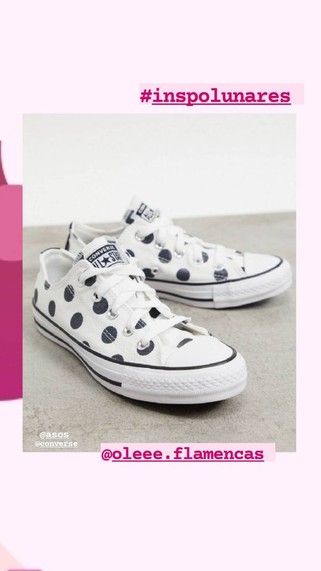 Moda Converse Lunares