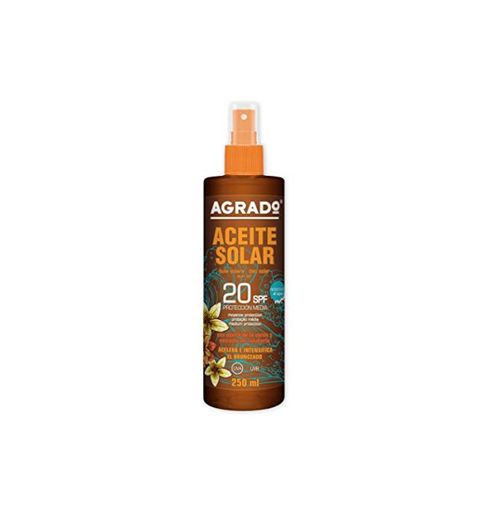 Aceite Protector Solar Hidratante con Factor de Protección Solar 20 SPF UVA
