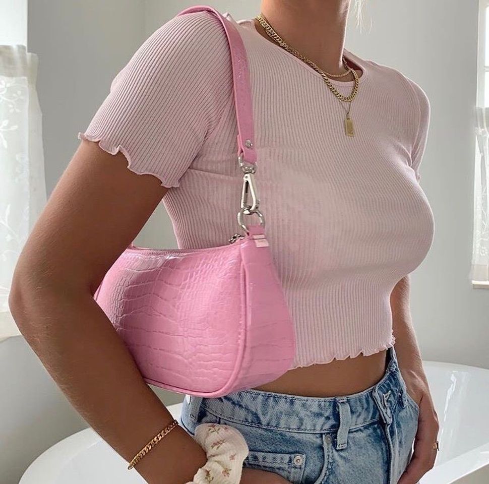 Moda Bolsa rosa