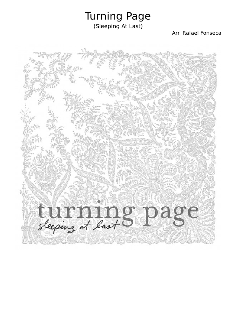 Canción Turning page 