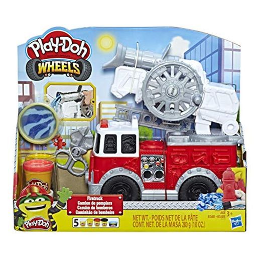 Play-Doh- Wheels Camión de Bomberos, Talla Única