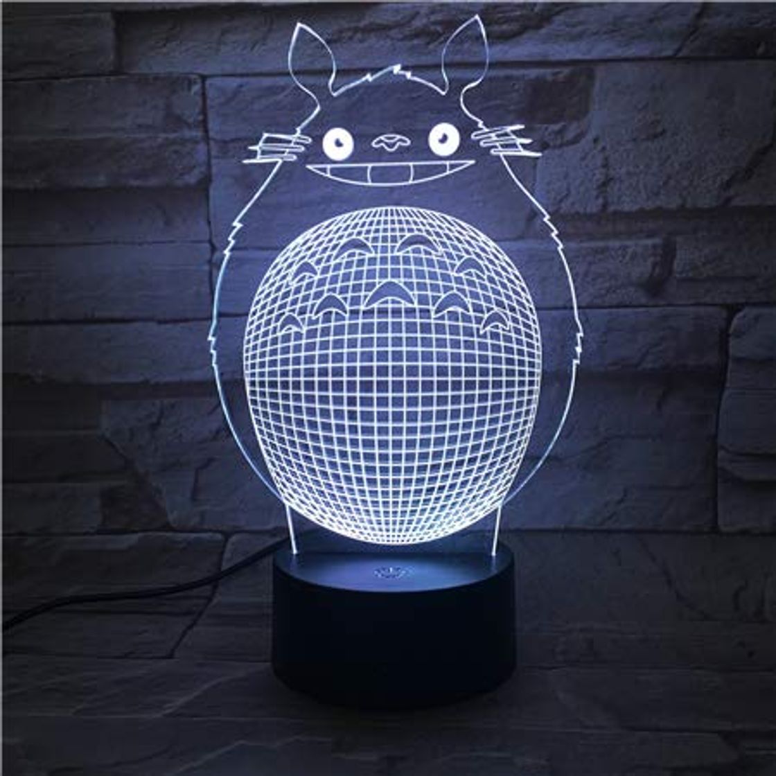 WoloShop Lampara LED Ghibli Totoro Cambia Color USB Luz Nocturna