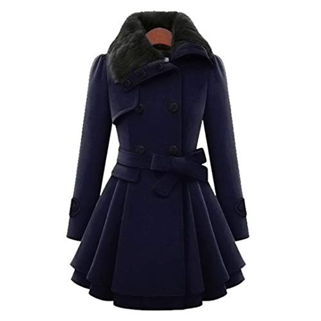 Social Abrigos Invierno Plumas Fiesta Parka Bolsillo Chaquetas Moto Deportivas Ropa de Mujer en Oferta Abrigos Mujer Elegantes Sudaderas Marca Tallas Grandes con Cinturón Bowknot Hanyixue