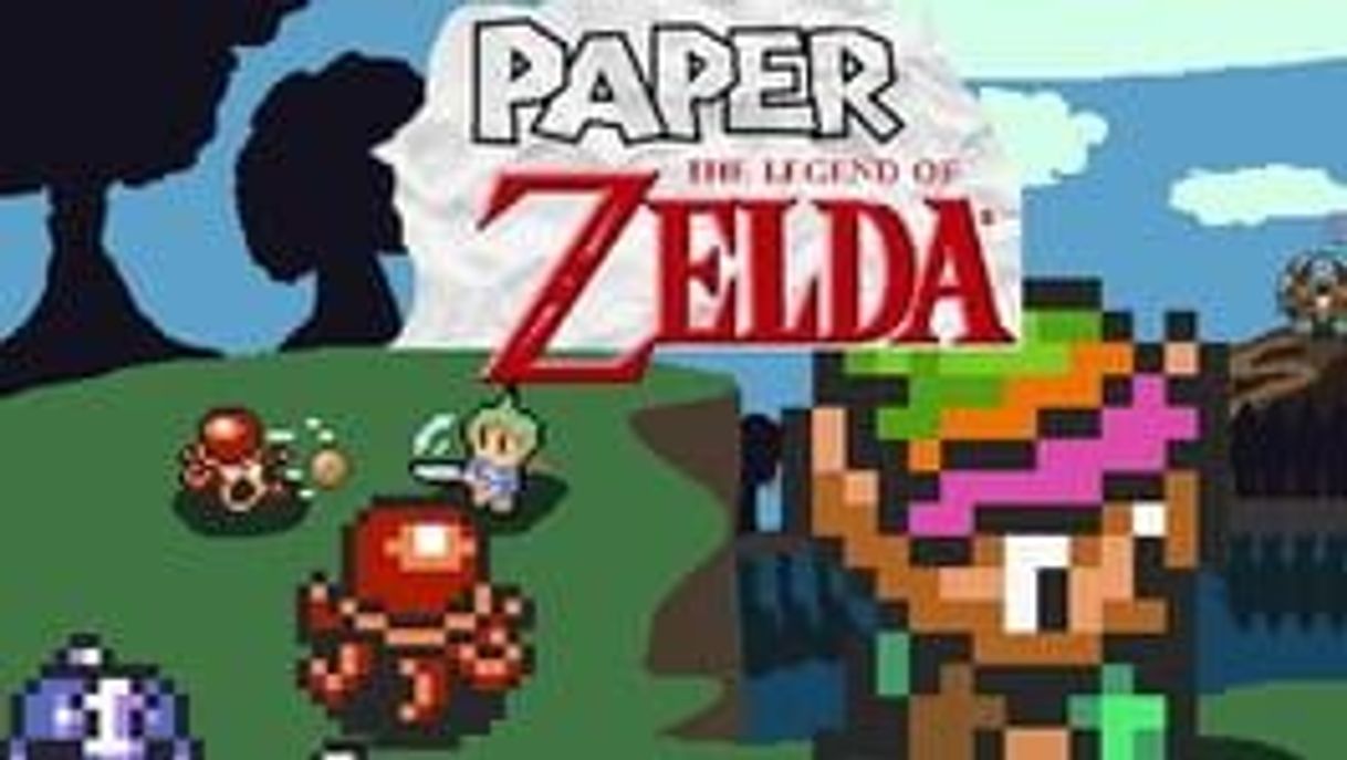 Videogames Paper Zelda RPG