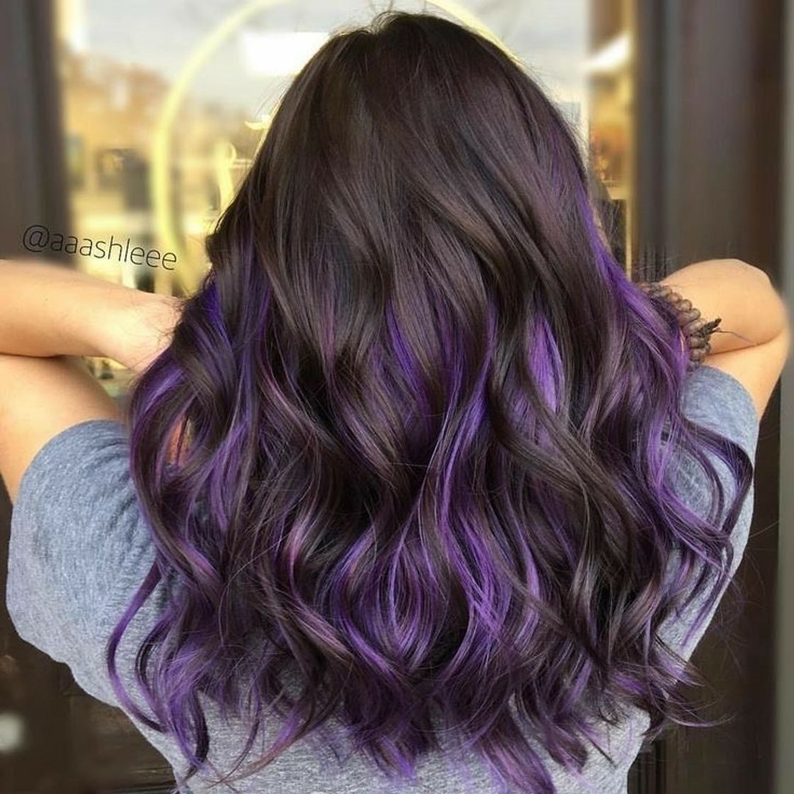 Fashion Cabelo Roxo 