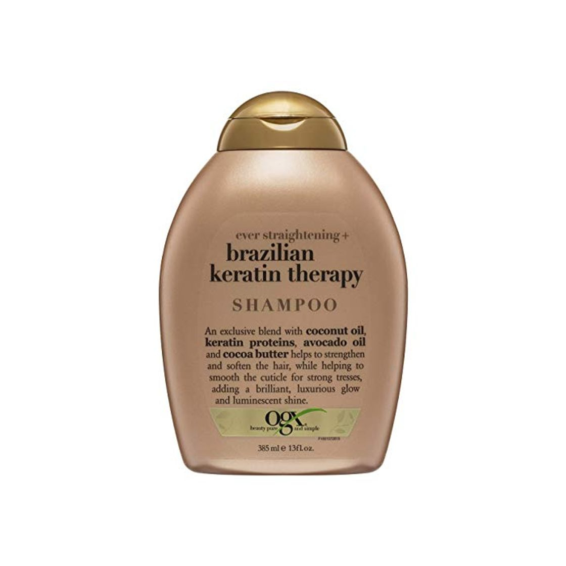 Belleza OGX - Champú Keratina Brasileña con una combinación exótica de ingredientes exclusiva