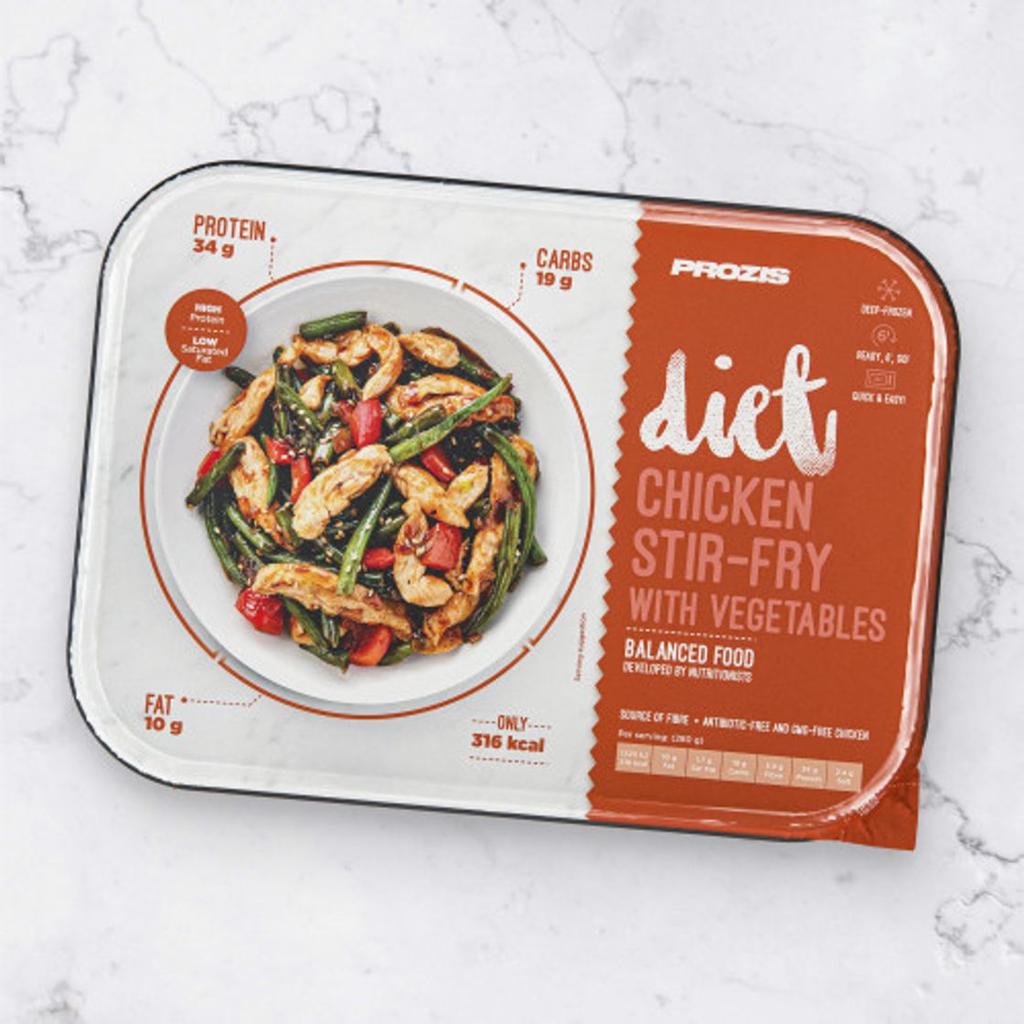 Social Frango Salteado com Vegetais Diet - Almoço e Jantar