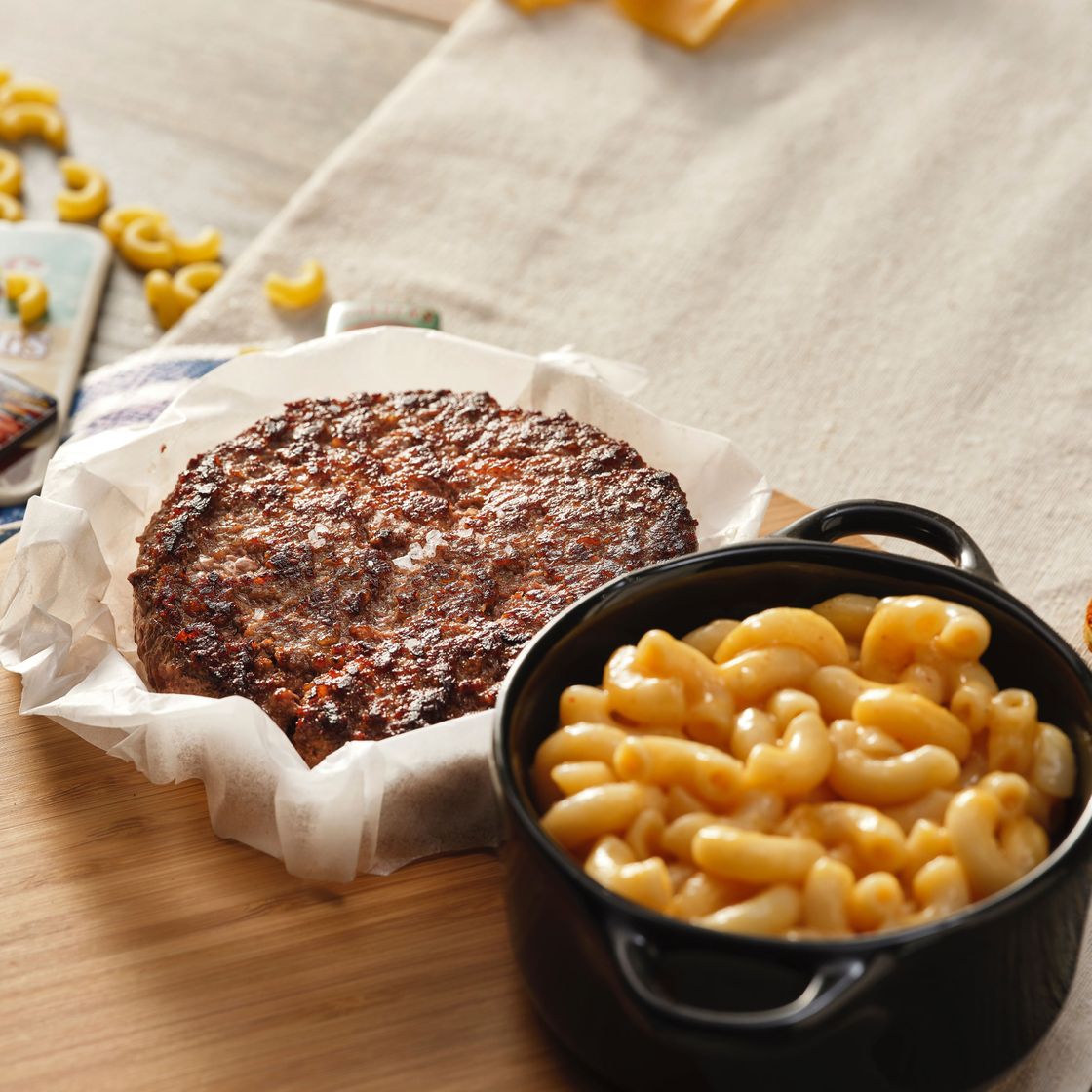 Social Hambúrguer de Vaca Grelhado com Mac&Cheese Americano