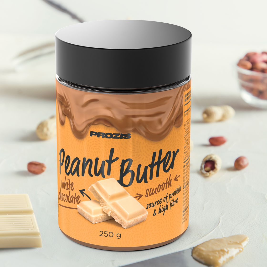 Fashion White Chocolate Peanut Butter 250 g - Prozis