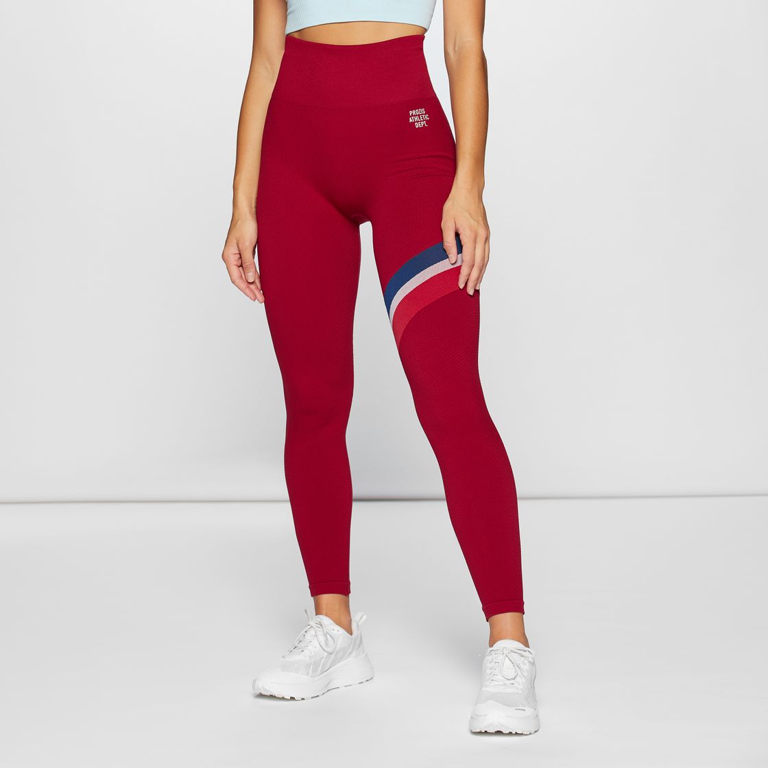 Moda Athletic Dept. Track Club Leggings - Red - Fashion | Prozis