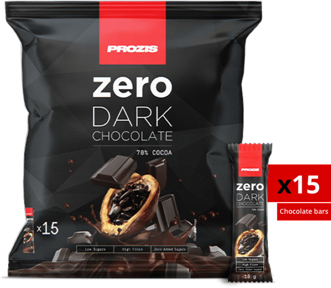 Moda 15 x Mini Zero Dark Chocolate 10 g - Prozis