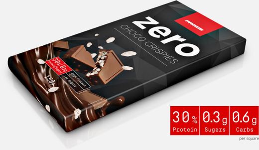 Zero Choco Crispies - Chocolate proteico 150 g - Prozis