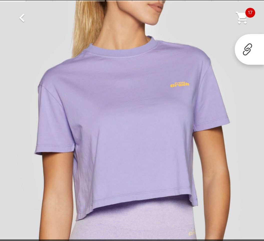 Moda Crush Alpine Crop T-Shirt - Purple - Performance & Sports | Prozis