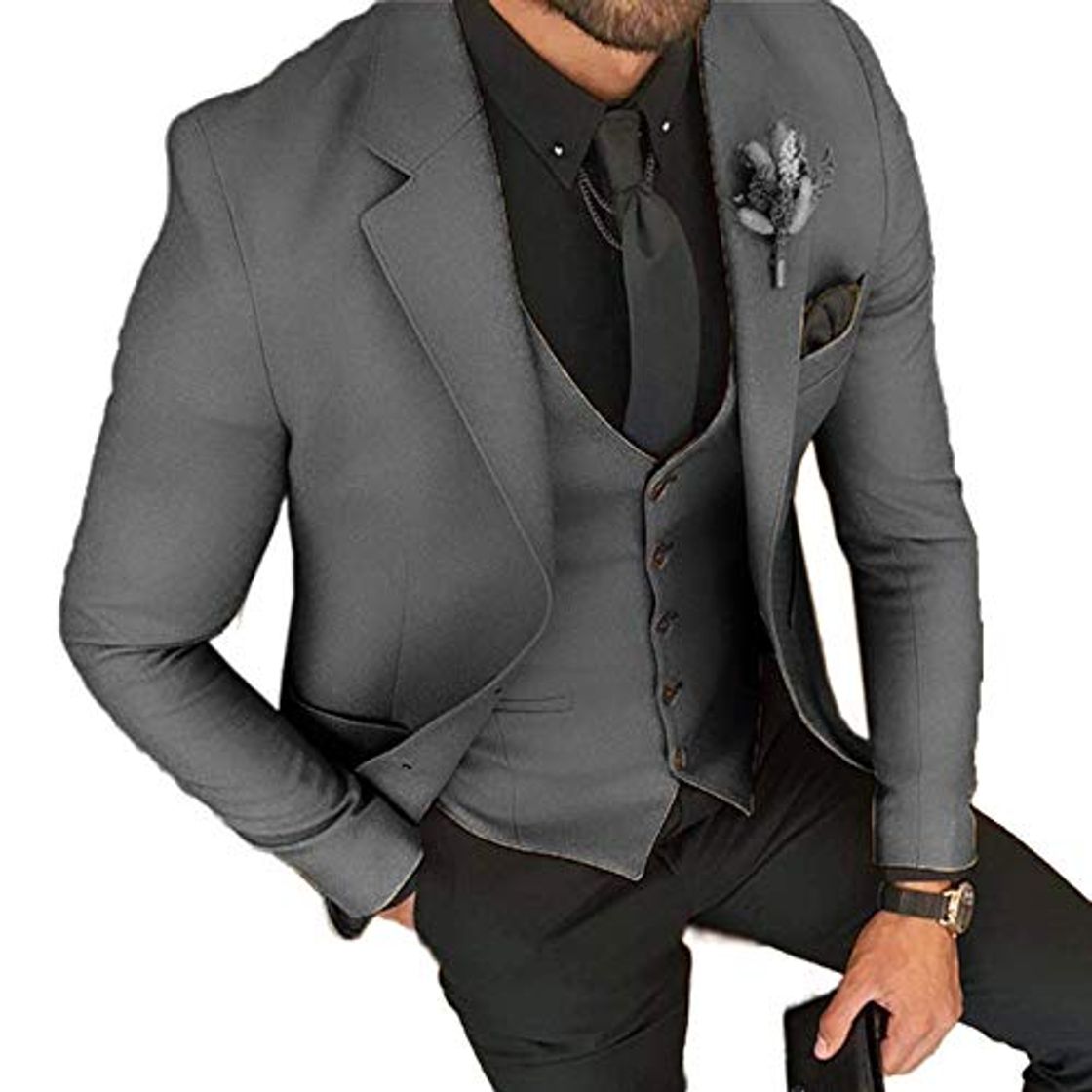 Moda Outwear Traje de baño de solapa para hombre, traje de boda, novio,