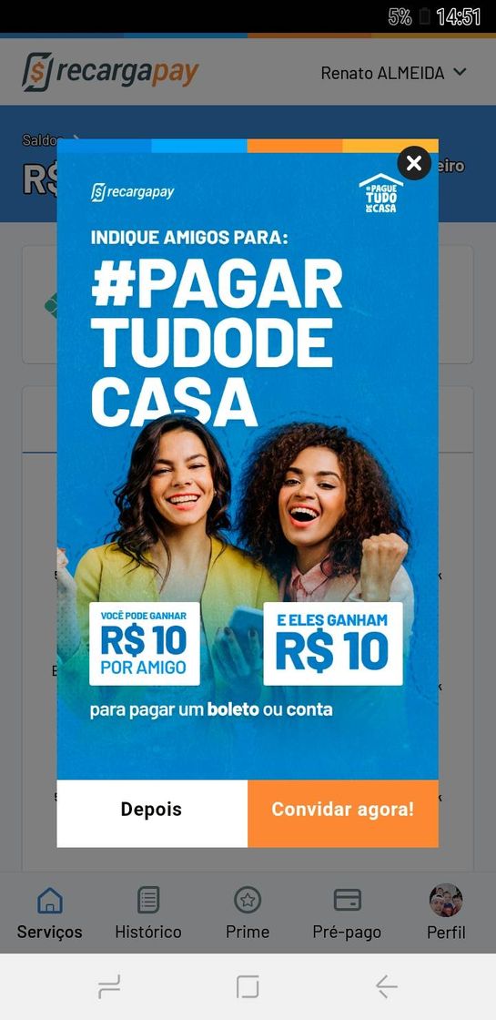 Fashion GANHE 10 reais de recarga!.Siga o passo a passo 