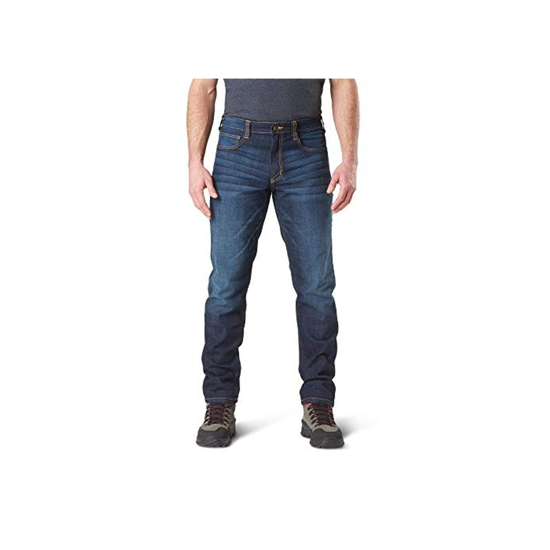 Moda 5.11 Defender-Flex Jean-Slim - Pantalones Vaqueros para Hombre Azul Lavado Oscuro índigo