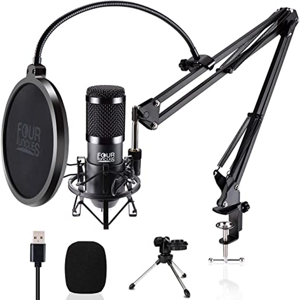 Moda FOUR UNCLES Studio Condenser, Podcast Microphone USB Microph