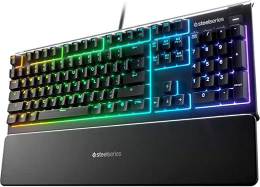 SteelSeries Apex 3 RGB Gaming Keyboard – 10-Zone RGB Illumin