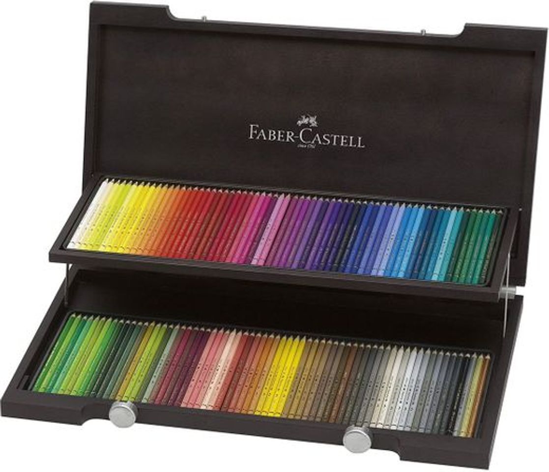 Product Faber-Castell 110011 - Estuche de metal con 120 ecolápices polychromos