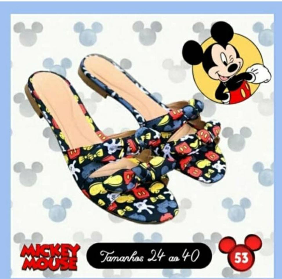 Fashion  Sandália Mickey Mouse *U*