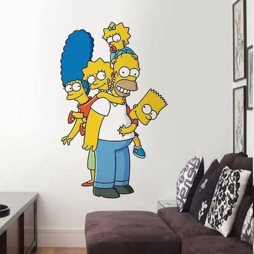 Adesivo De Parede Série Os Simpsons - Especial 85x140cm

