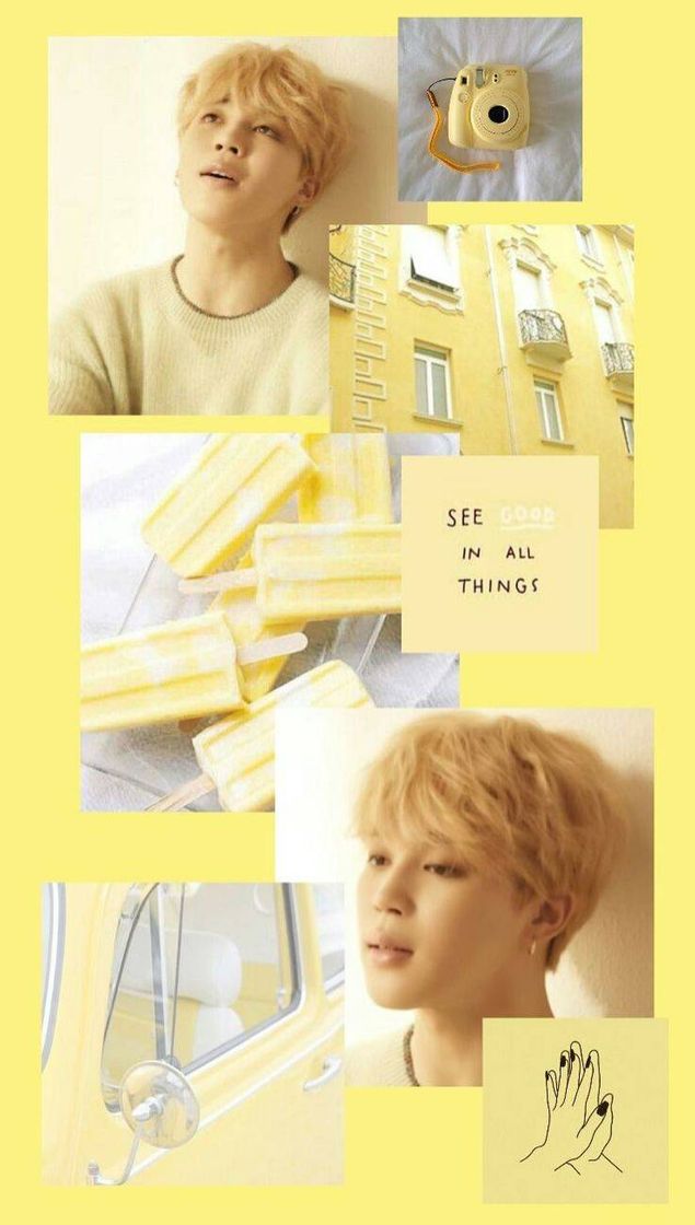 Moda Wallpaper do jimin em amarelo