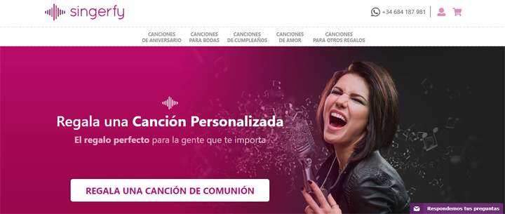 Moda Singerfy: Canciones Personalizadas para regalar