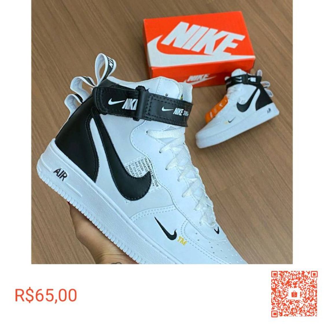 Moda botinha nike air force