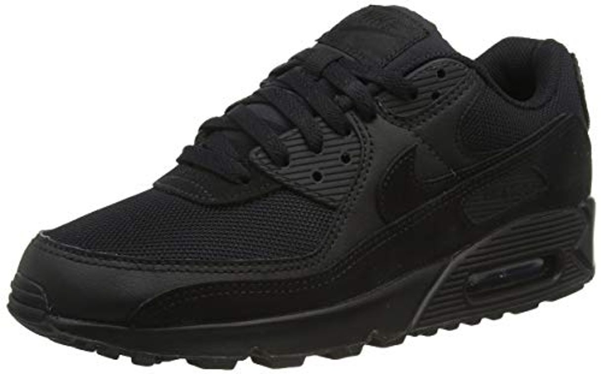 Moda Nike Air MAX 90, Zapatillas para Correr Hombre, Negro