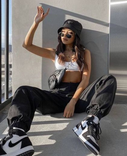 bucket hat outfit summer♠