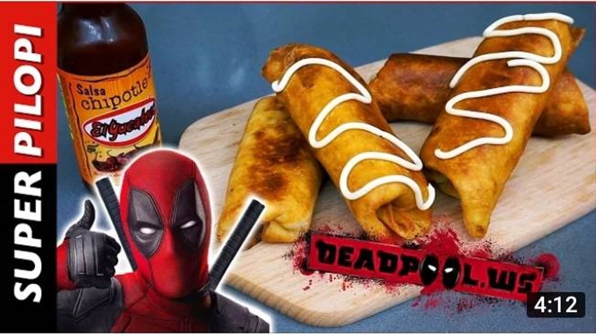 Social Las chimichangas de Deadpool (burritos fritos) 