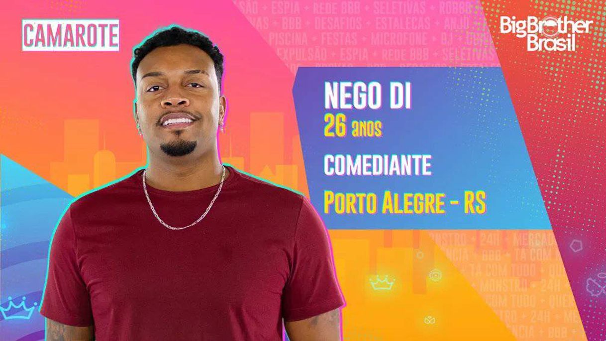 Fashion Nego Di Confirmado no #BBB21 