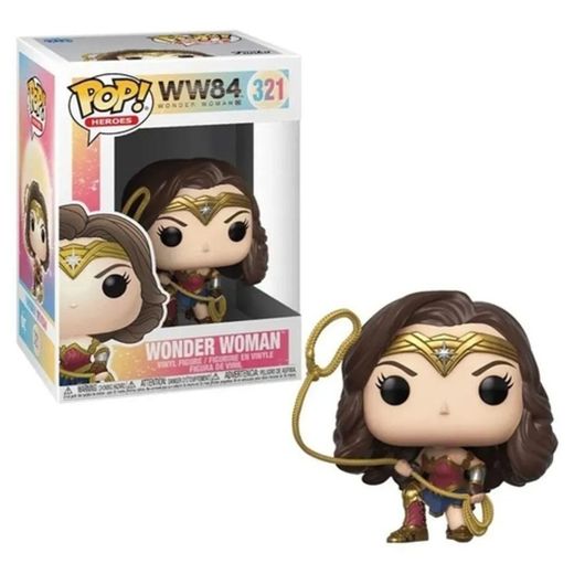 Wonder Woman 1984 Filme - Boneco Pop Mulher Maravilha Laço 