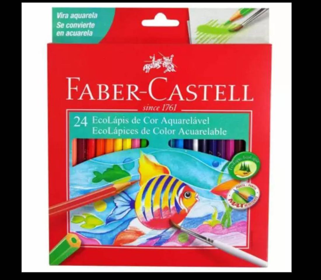 Products Lápis aquarelável faber castell 24 cores