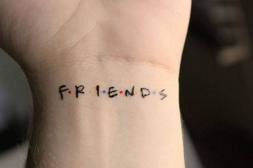 Tatuagem inspirada em Friends