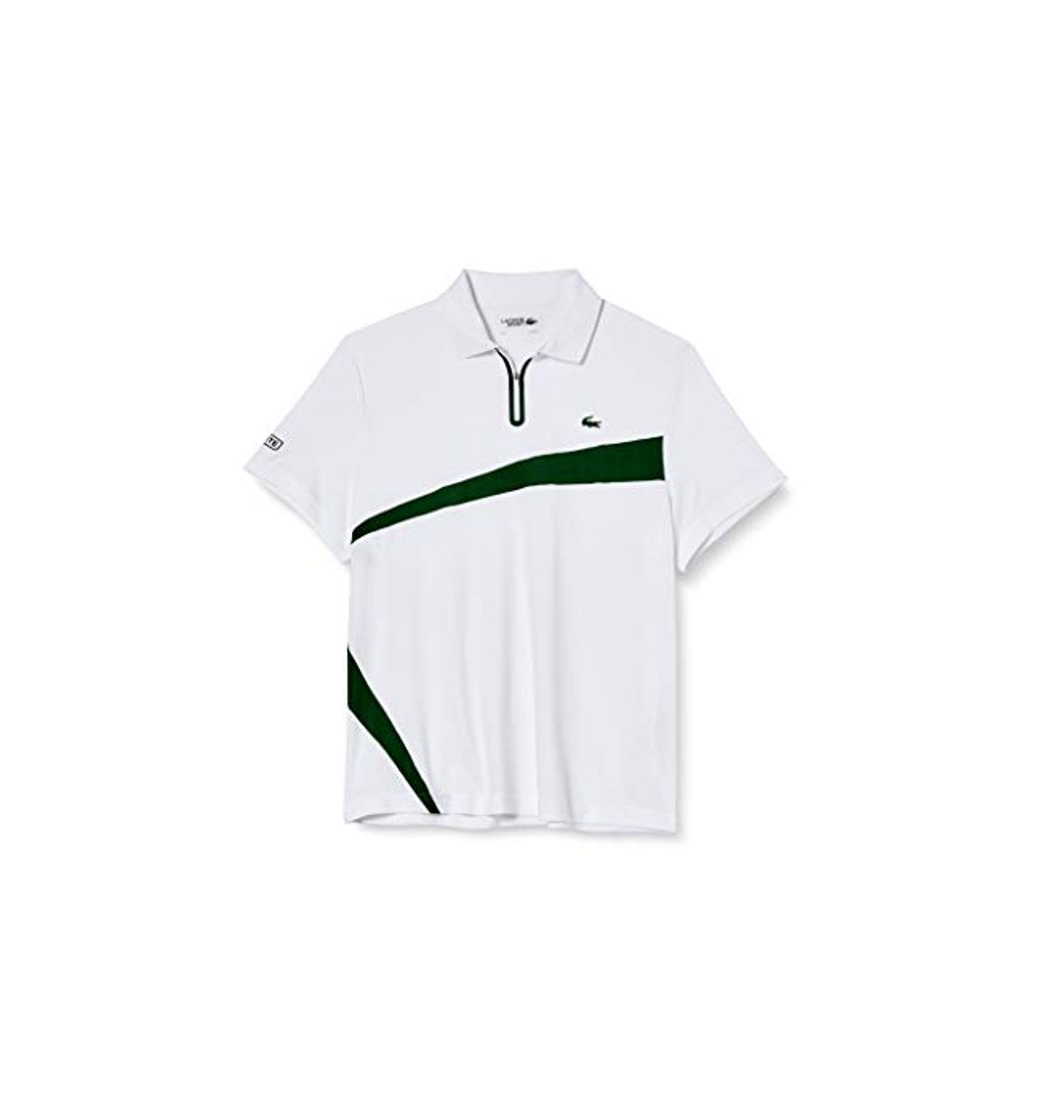 Moda Lacoste Sport Dh2072 Camisa de Polo, Blanc