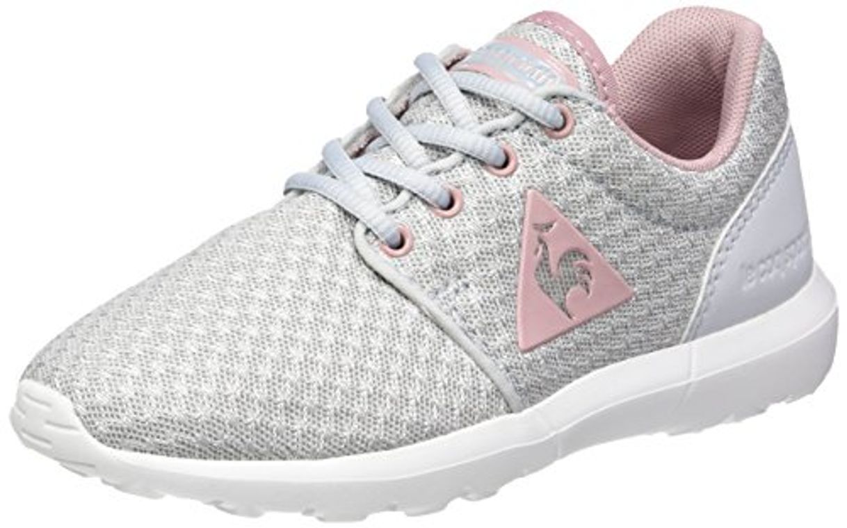 Social Le Coq Sportif Dynacomf GS Feminine Mesh/Metallic, Entrenadores Bajos para Niñas, Gris