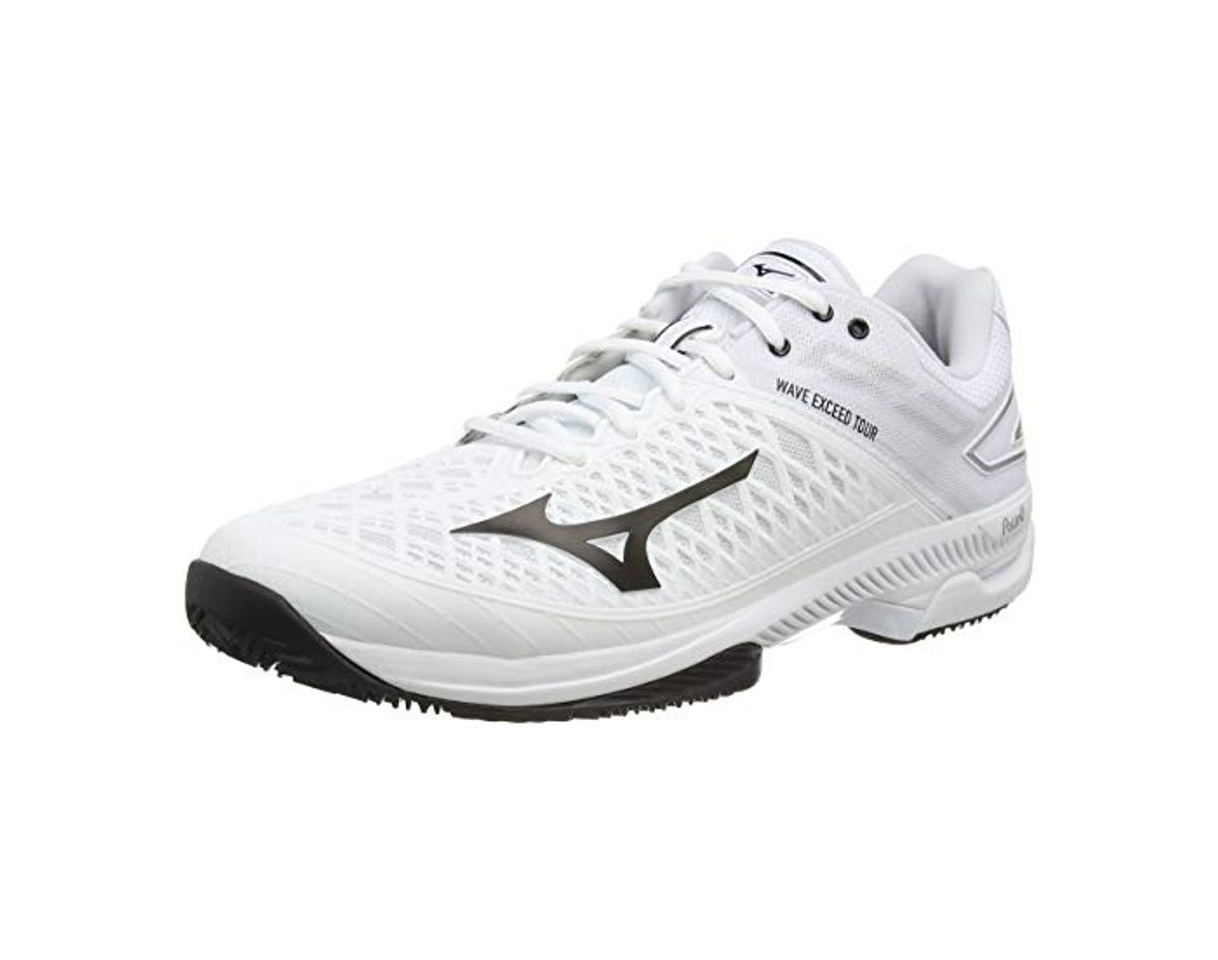 Social Mizuno Wave Exceed Tour 4 AC, Zapatillas de Tenis Unisex Adulto, Blanco