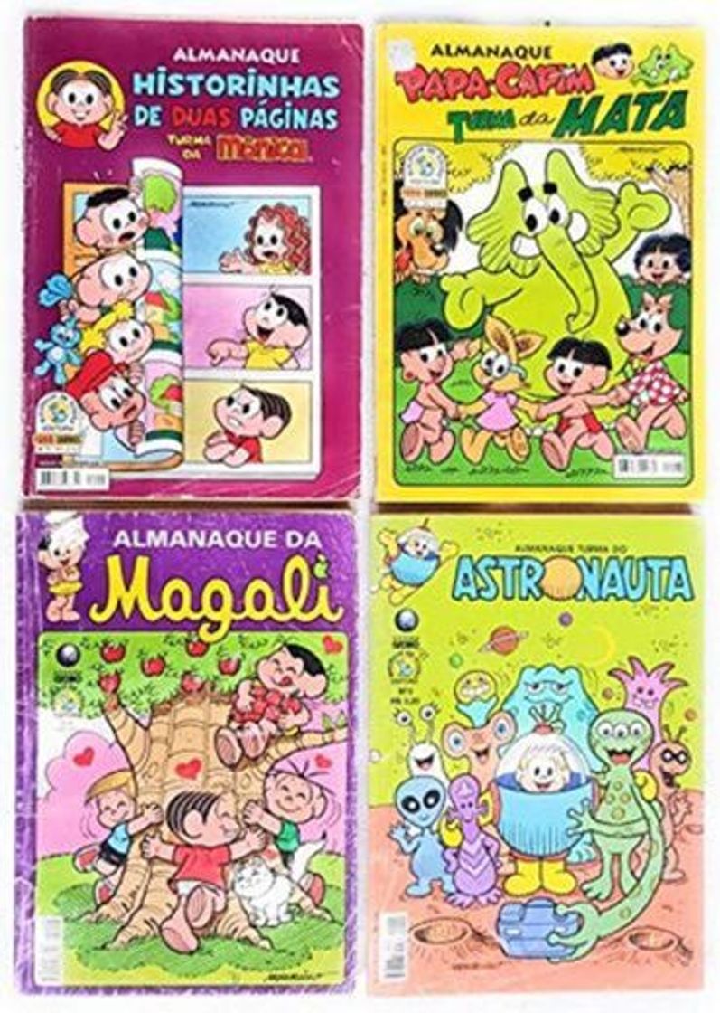 Libro 4x Turma da Mônica: Almanaques: Da Magali: 49, Turma do Astronauta: 03,