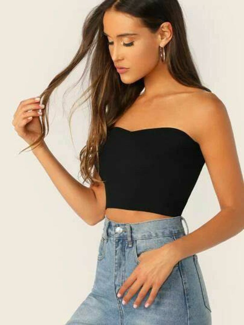 Moda Cropped preto